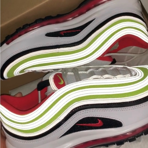 Air Max 97 White Volt Rush Pink - Picture 3 of 3